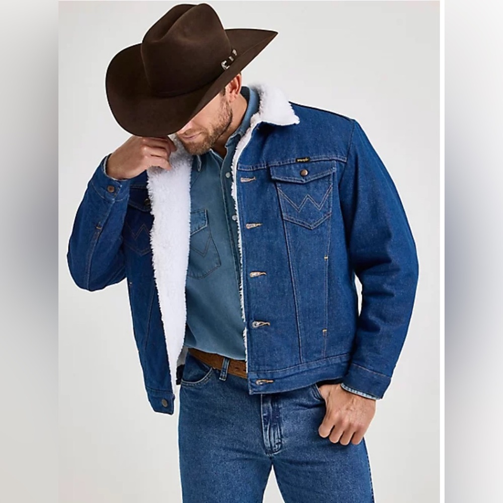 Wrangler Sherpa Denim Jacket